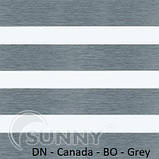 Рулонні штори для вікон Sunny в системі День Ніч, тканина DN-Canada BO, фото 5