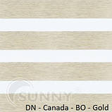Рулонні штори для вікон Sunny в системі День Ніч, тканина DN-Canada BO, фото 6