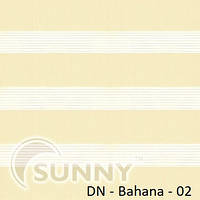 Рулонные шторы День Ночь для окон "Sunny" DN-Bahama | Карнизный гуру