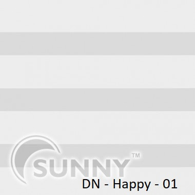 Рулонні штори День Ніч для вікон "Sunny" DN-Happy | Карнизний гуру