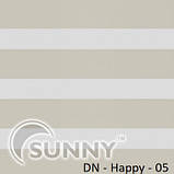 Рулонні штори День Ніч для вікон "Sunny" DN-Happy | Карнизний гуру, фото 4