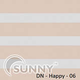 Рулонні штори День Ніч для вікон "Sunny" DN-Happy | Карнизний гуру, фото 5