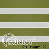 Рулонні штори День Ніч для вікон "Sunny" DN-Happy | Карнизний гуру, фото 7