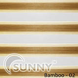 Рулонні штори День Ніч для вікон "Sunny" DN-Bamboo | Карнизний гуру, фото 5