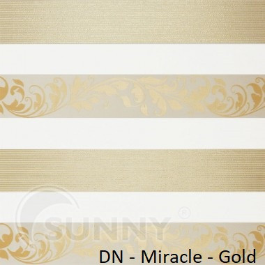 Рулонні штори для вікон Sunny в системі День Ніч, тканина DN-Miracle