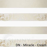 Рулонні штори для вікон Sunny в системі День Ніч, тканина DN-Miracle, фото 2