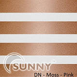 Рулонні штори для вікон Sunny в системі День Ніч, тканина DN-Moss, фото 7