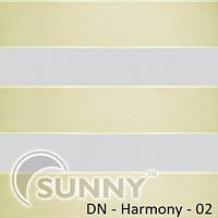 Рулонні штори День Ніч для вікон "Sunny" DN-Harmony | Карнизний гуру