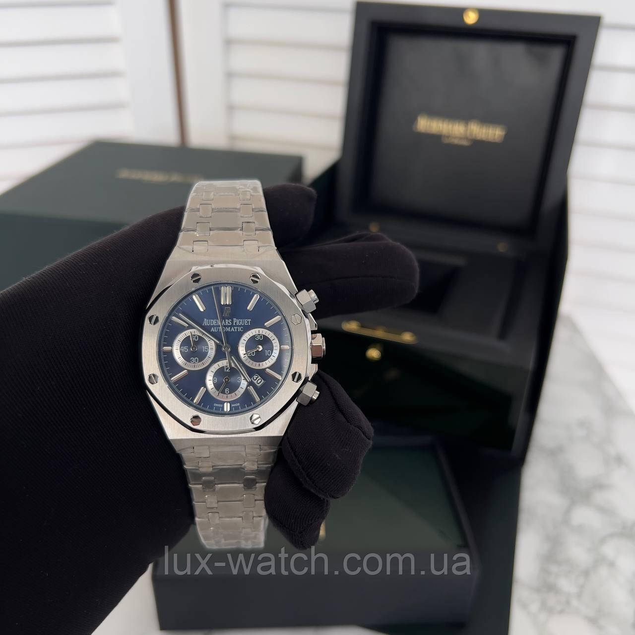 Годинник наручний Audemars Piguet Royal Oak Silver-Blue