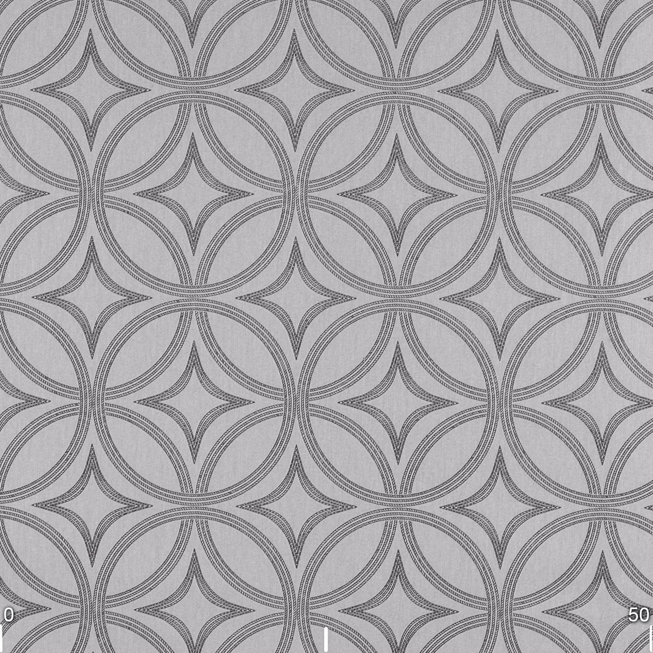 Декоративная ткань серые круги с узорами на пепельном фоне Турция 84589v29 - фото 2 - id-p2034687331