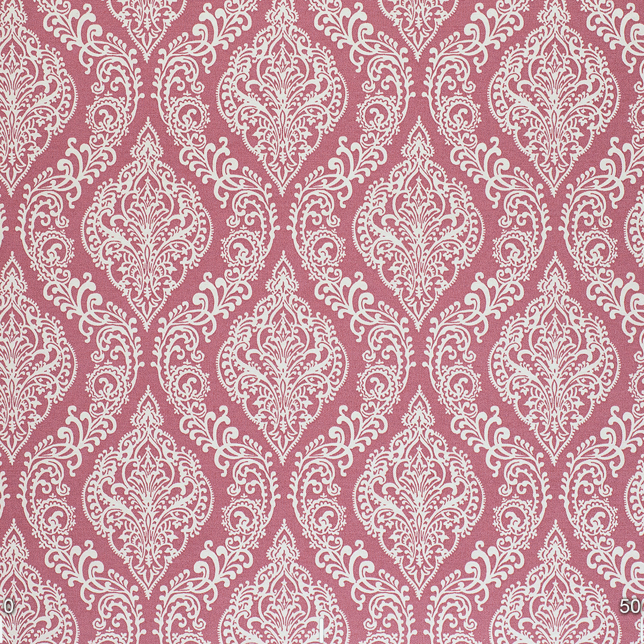 Декоративная ткань белые узоры на розовом фоне Турция 84584v4 - фото 2 - id-p2034687335