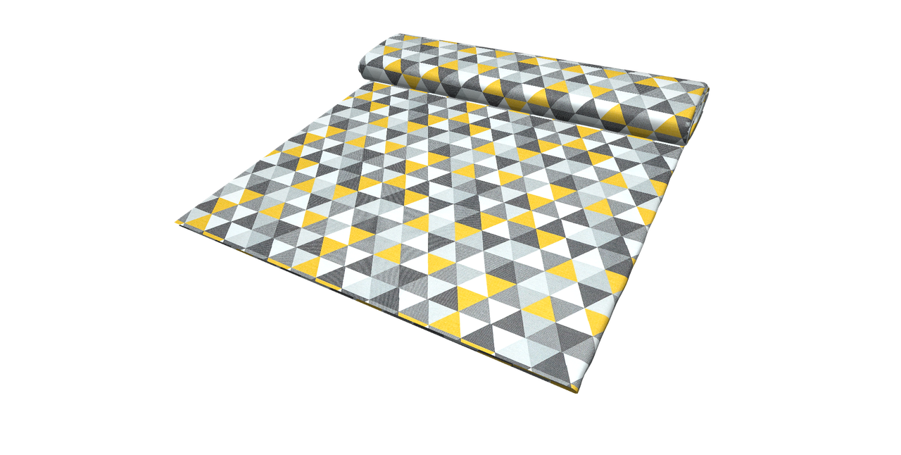 Декоративная ткань с желто-серой мозаикой Турция 84485v2 - фото 9 - id-p2034687341