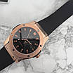 Модний наручний годинник Hublot Classic Fusion Automatic Silver-Black, фото 5