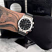 Годинник чоловічий Hublot 5828 Classic Fusion Silver-Black, фото 7