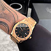 Чоловічий годинник наручний Hublot Classic Fusion Automatic Gold-Black, фото 10