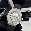 Модний чоловічий наручний годинник Hublot Big Bang Mate Silver-Black-Grey, фото 6