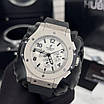 Модний чоловічий наручний годинник Hublot Big Bang Mate Silver-Black-Grey, фото 3