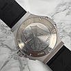Модний чоловічий наручний годинник Hublot Big Bang Mate Silver-Black-Grey, фото 7