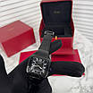 Годинник наручний для чоловіків Cartier Santos All Black, фото 4