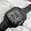 Годинник чоловічий Cartier Santos All Black, фото 6