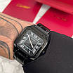 Годинник чоловічий Cartier Santos All Black, фото 9