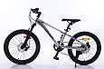 Гірський велосипед T12000-DYNA 20 дюймів 7 швидкостей Shimano Алюмінієва рама, фото 2