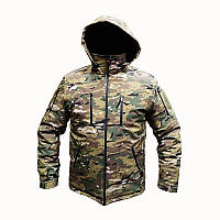 Куртка зимова, вітро/вологостійка softshell multicam софшел UA
