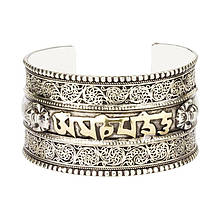Браслет Cuper Mantra Mani Tibet Філігрань 6x6x3,9 см Метал (20528)