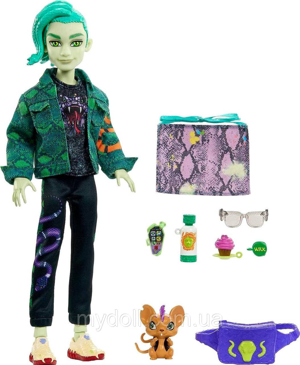 Лялька Монстер Хай Дьюс Горгон Monster High Deuce Gorgon Posable Doll HHK56 Mattel Оригінал