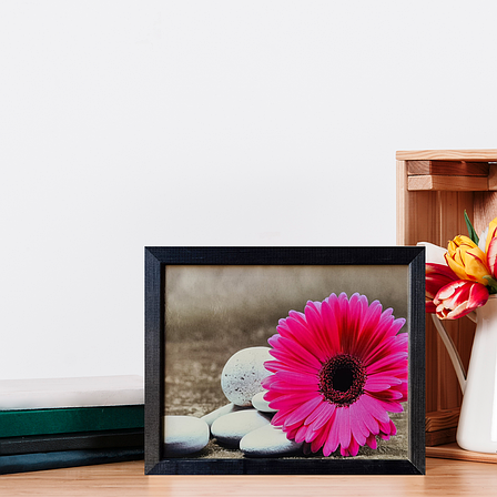 Фотокартина в дерев'яній рамі Gerbera 7 20х25 см POS-2025-084, фото 2
