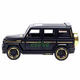 Машинка Gelandewagen Mercedes G65 Brabus іграшка моделька металева колекційна 20 см Чорний (34895), фото 6