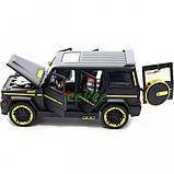 Машинка Gelandewagen Mercedes G65 Brabus іграшка моделька металева колекційна 20 см Чорний (34895), фото 7