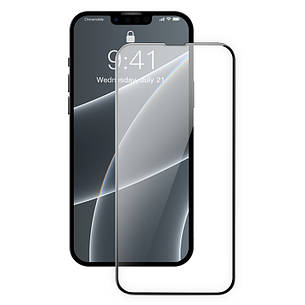 Захисне скло 5D Premium для iPhone 15 Pro Max Black, фото 1