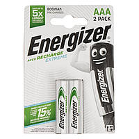 Аккумулятор Energize Recharge Extreme AAA 800 mAh 2 шт, Сірий, AAA
