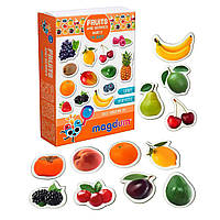 Магнитная игра Magdum Funny Fruits and berries для детей 25 магнитов (ML4031-11 EN)