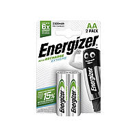 Аккумулятор Energizer Recharge Extreme AA 2300 mAh 2 шт, Сірий, AA