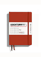 Блокнот Leuchtturm1917, Средний, Мягкая обложка, Fox Red, Точка (367266)