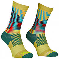 Носки Ortovox All Mountain Mid Socks Wms женские wabisabi 35-38 зеленые/синие