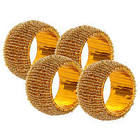Набор колец для салфеток 4 предмета 5см Lefard золото