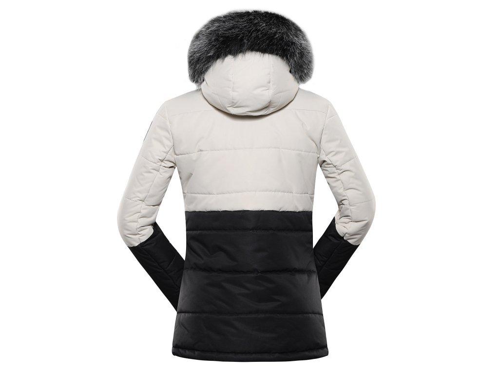 Куртка Alpine Pro Egypa женская 128 XS бежевая/черная - фото 2 - id-p2034759736