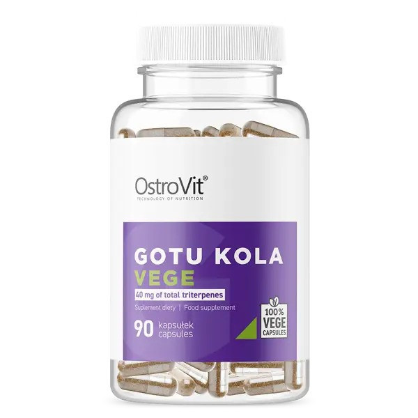 Готу Кола OstroVit Gotu Kola 90 caps, фото 1