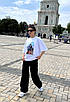 Біла футболка принт з Богданом Хмельницьким L/XXL кулір Марітель 349928, фото 4