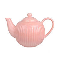 Чайник заварочный фарфоровый 1л Сияющие переливы Lefard 722-119 розовый