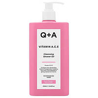 Витаминизированное Масло для Душа Q+A Vitamin A.C.E. Cleansing Shower Oil