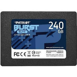 Накопичувач SSD 2.5" 240GB Burst Elite Pariot (PBE240GS25SDR)