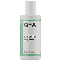 Успокаивающий Тонер для Лица с Зеленым Чаем Q+A Green Tea Daily Toner