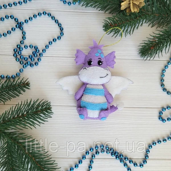 Іграшка "Дракончик" фіолетовий