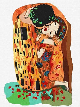 Картина за номерами "Поцілунок" 30х40 см КНО4866