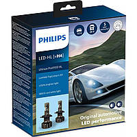 Лампа Автомобильная Светодиодная Н4 LED PHILIPS (лед лампы Филипс) 2ШТ.