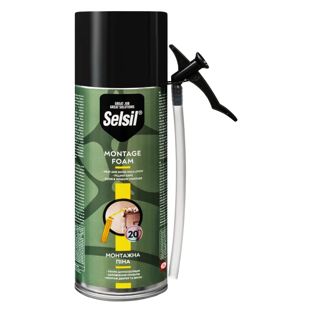 Піна монтажна ручна Selsil SELFOAM 300 мл